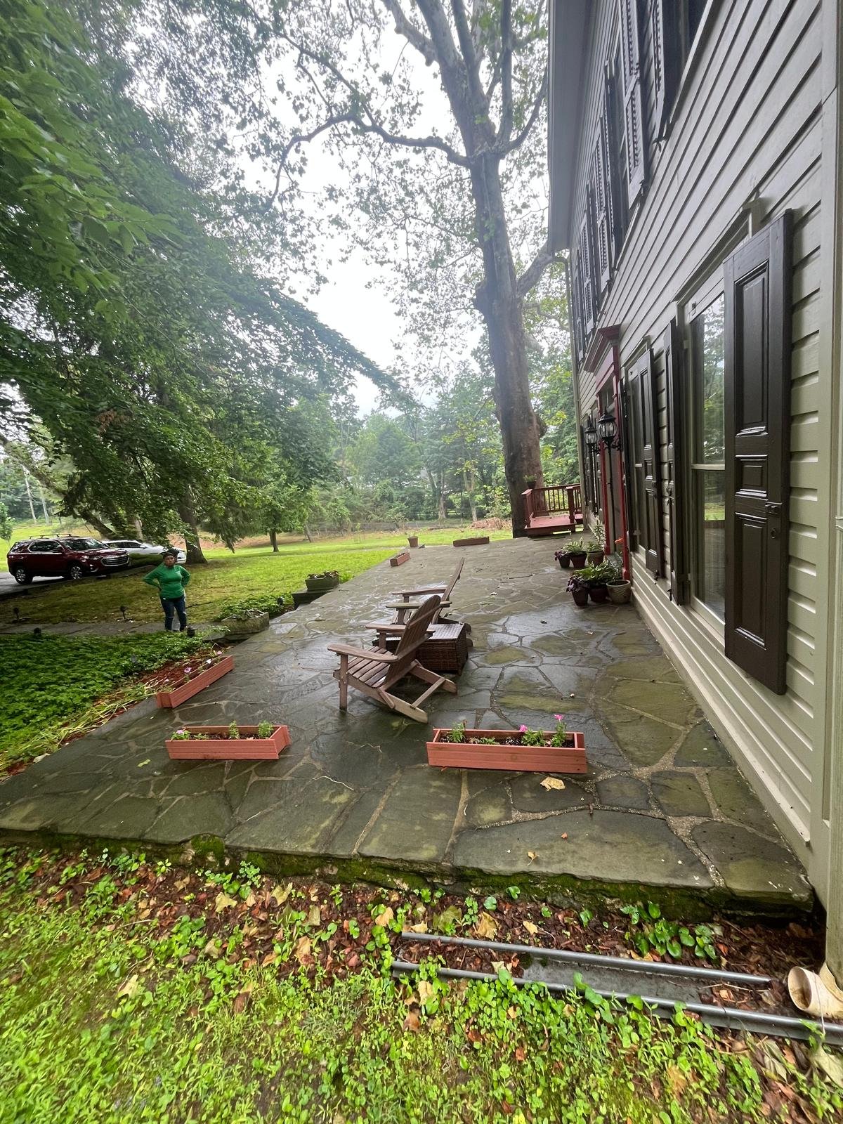 Finished Stone Patio
